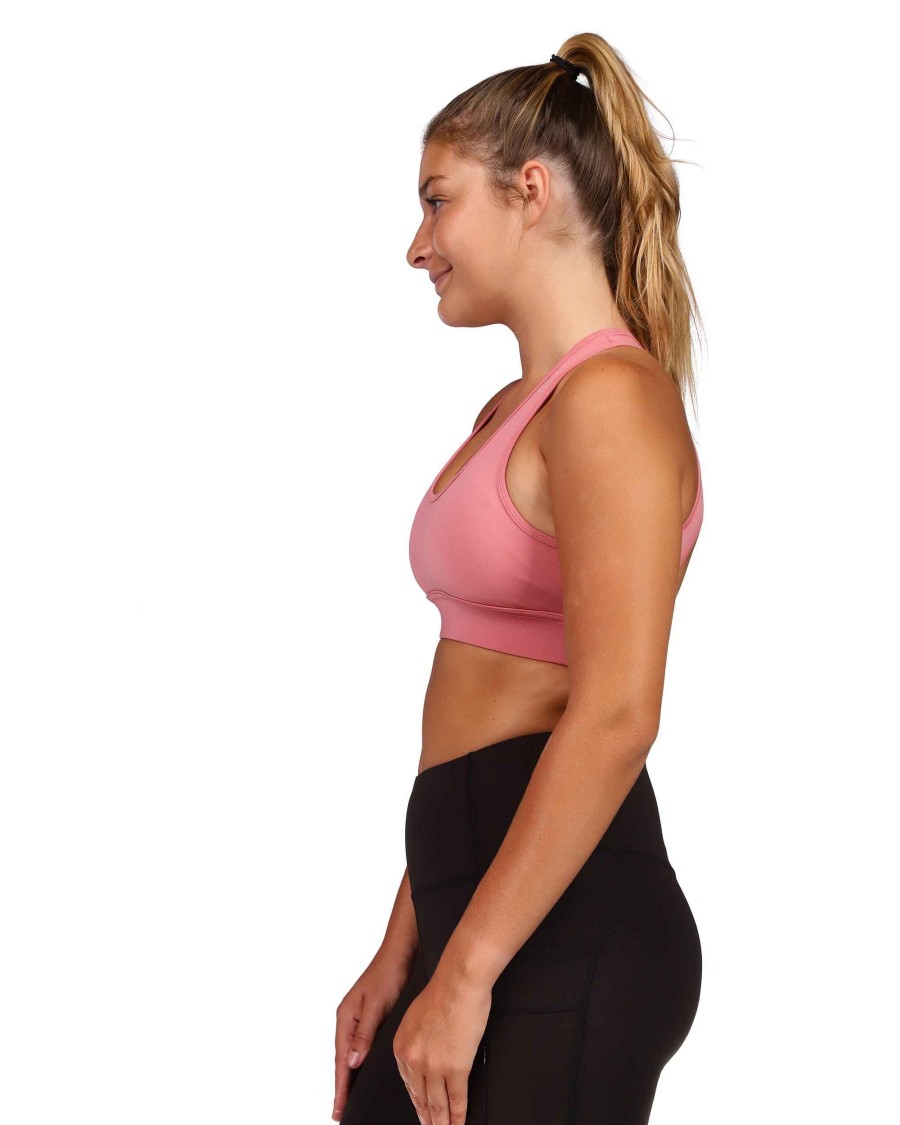 Women S2 Activewear | Composed Cross-Back Straps Sports Bra Pink