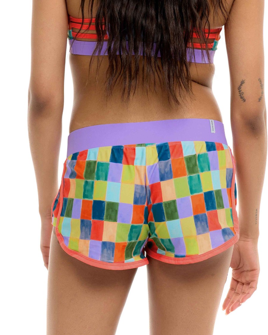 Swimwear SGS Cross-Overs | Aloha Vibes Pulse Short - Multi Aloha Vibes Multi