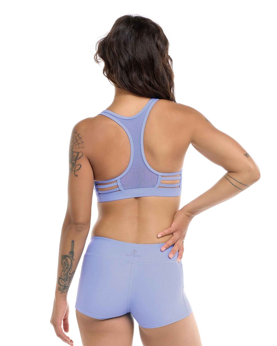 Swimwear SGS Cross-Overs | Smoothies Equalizer Sports Bra Periwinkle