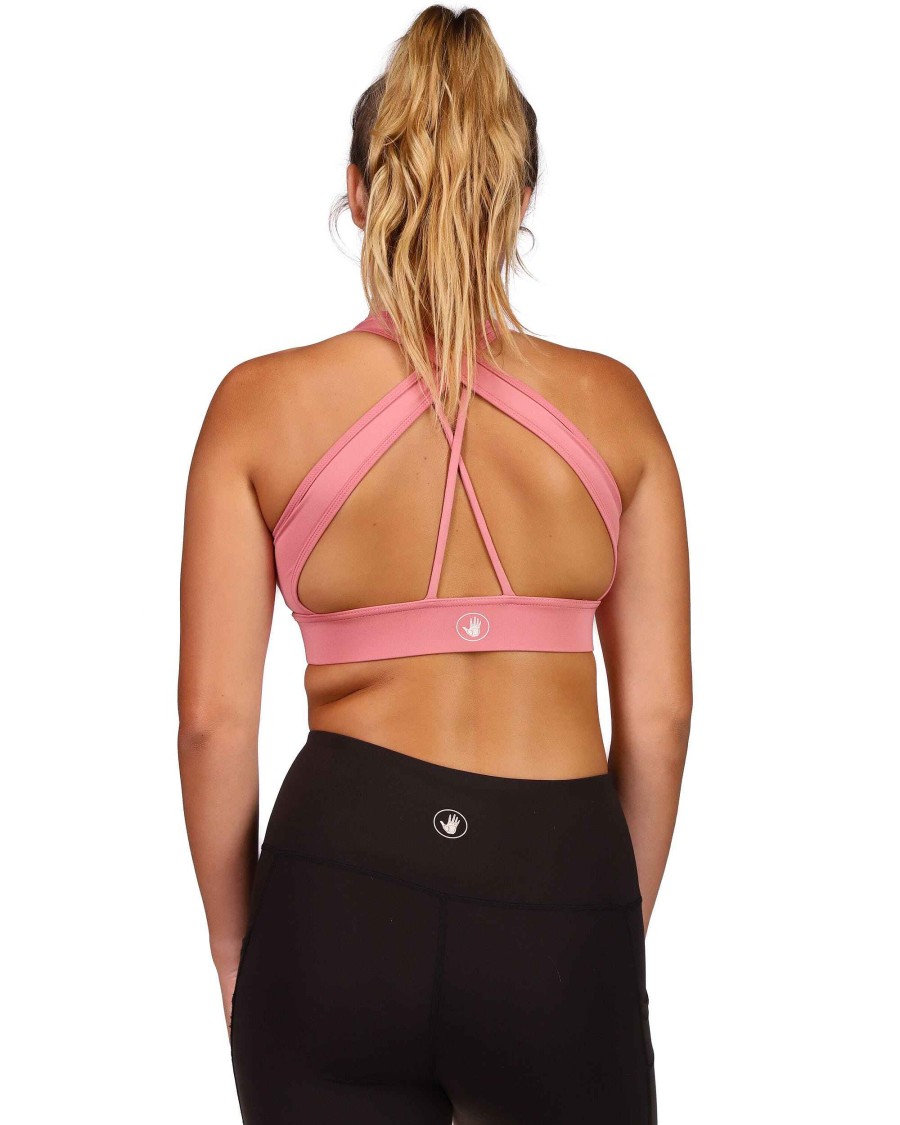 Women S2 Activewear | Composed Cross-Back Straps Sports Bra Pink