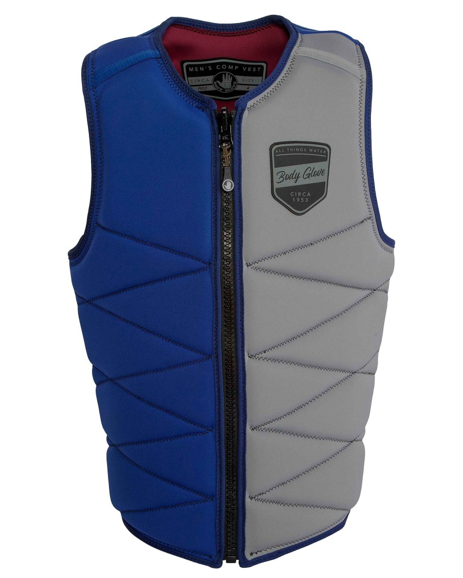 Life Vests SDI Non-Uscga Comp Vest | Men'S Reversible Non Uscga Competition Vest Grey/Blue