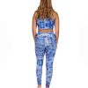 Women S2 Activewear | All-Over-Print Full-Length Legging With Pockets Tie Dye Blue