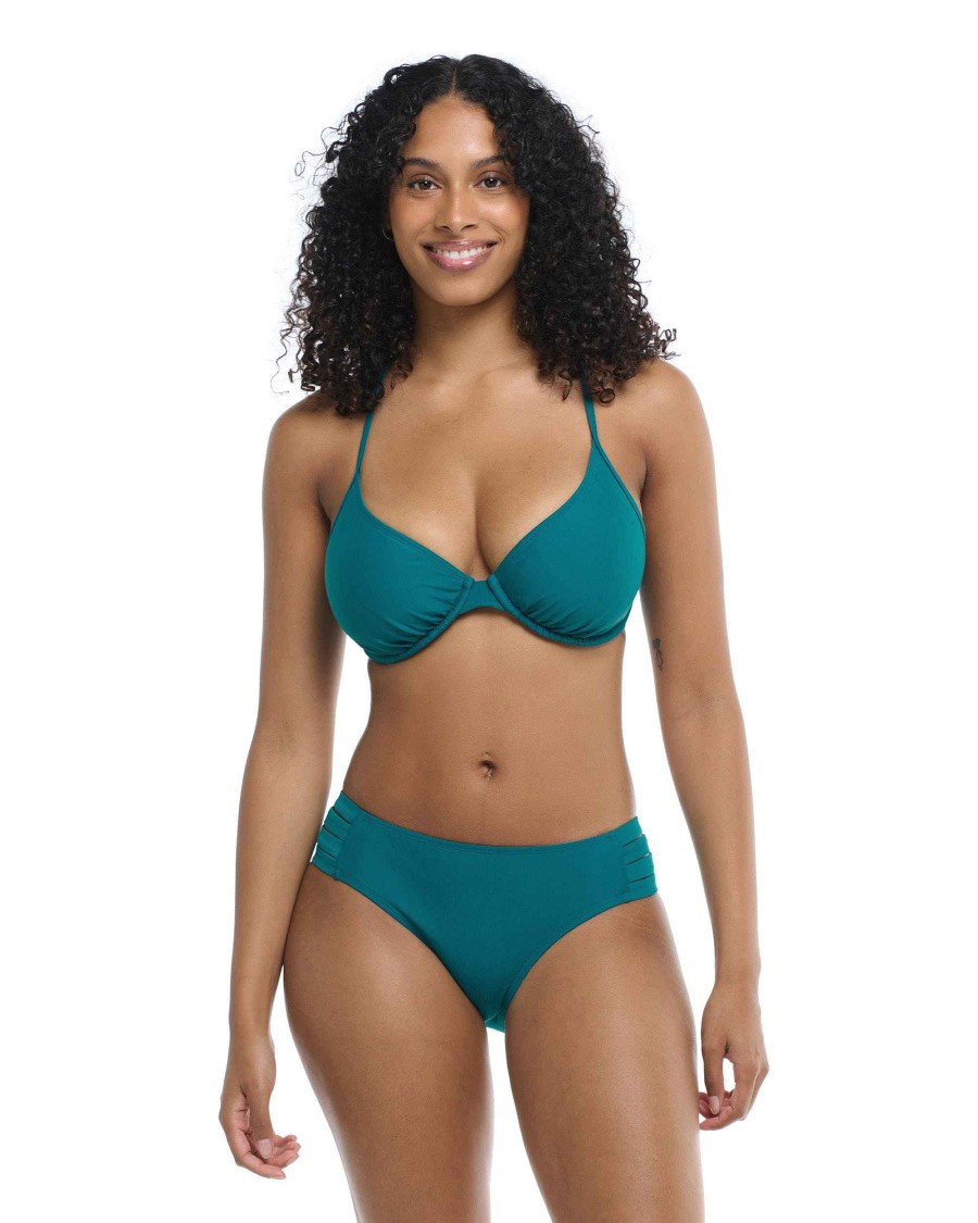 Swimwear SGS D-F Cup Tops | Smoothies Solo D-F Cup Bikini Top Kingfisher