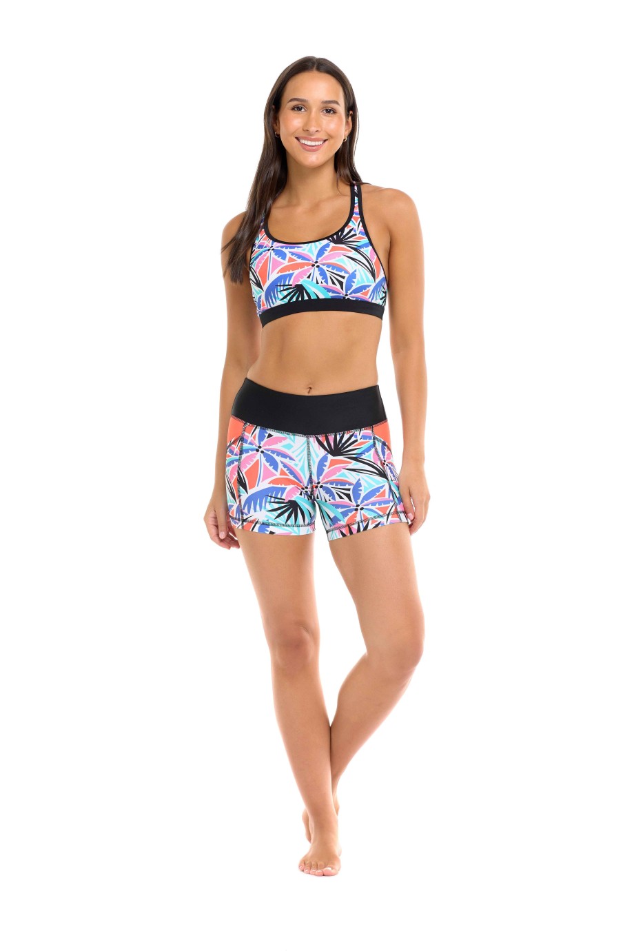 Swimwear SGS Cross-Overs | Splash Short - Sunset Miami