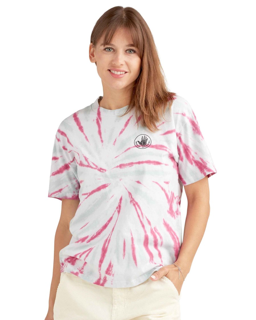 Women Jerry Leigh Sets | Talia Tie-Dye T-Shirt - Tie-Dye Aqua