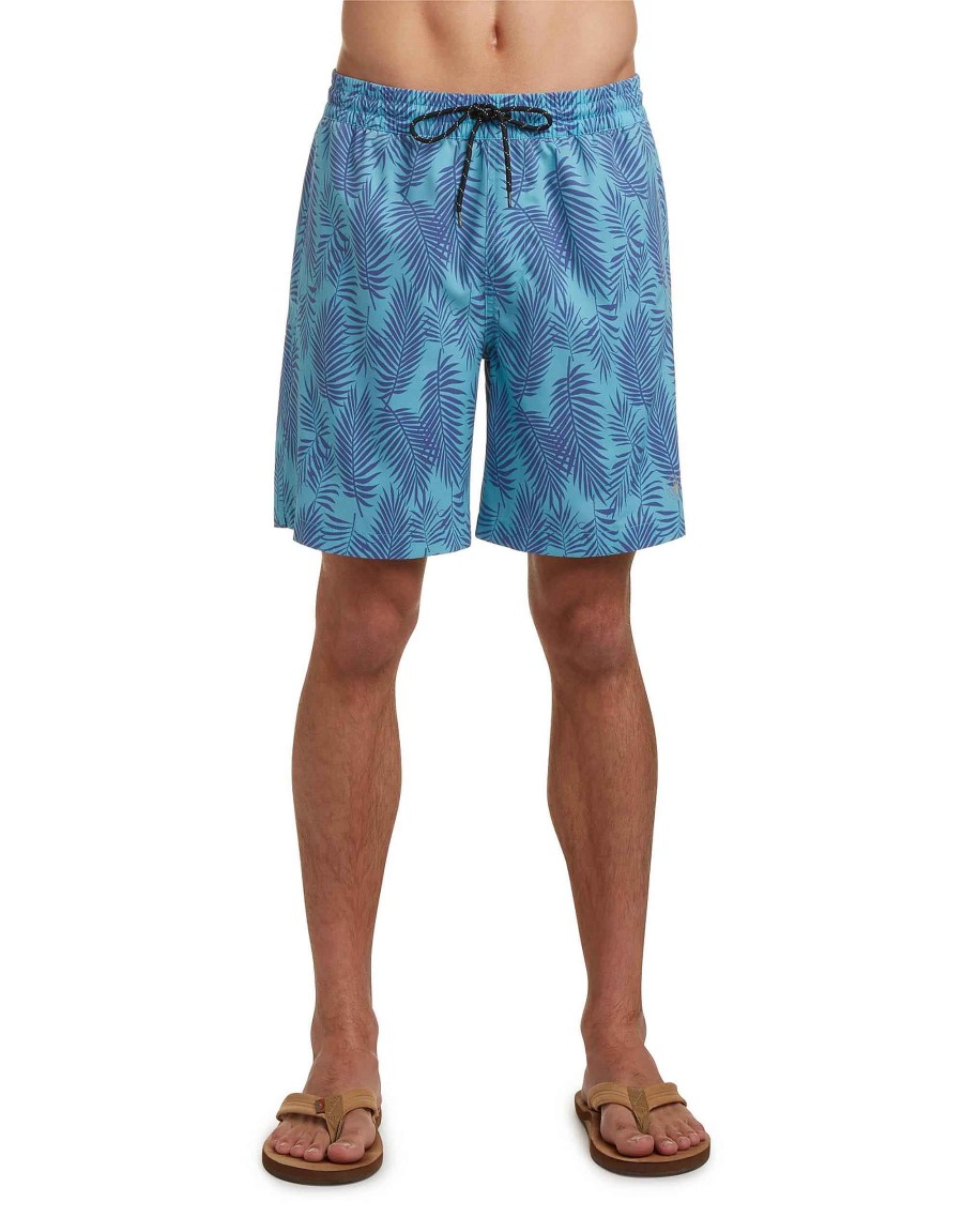 Swimwear Jerry Leigh Boardshorts | Sandbar 19" Boardshorts Aegean Sea