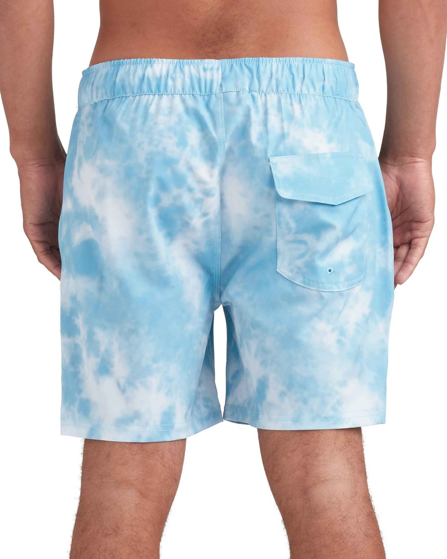 Swimwear Island Daze Boardshorts | Swoosh 17" Elastic Waist Swim Short Blue