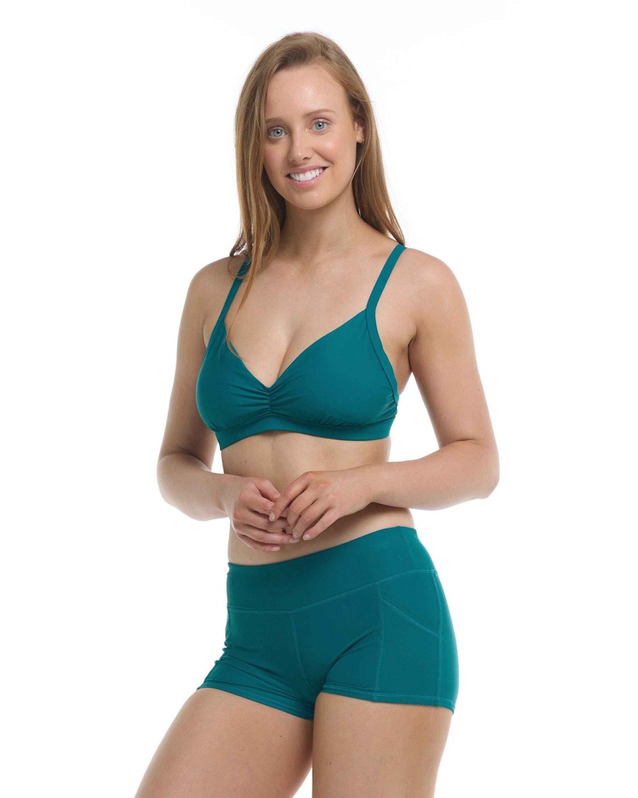 Swimwear SGS D-F Cup Tops | Smoothies Drew D-F Cup Swim Top Kingfisher