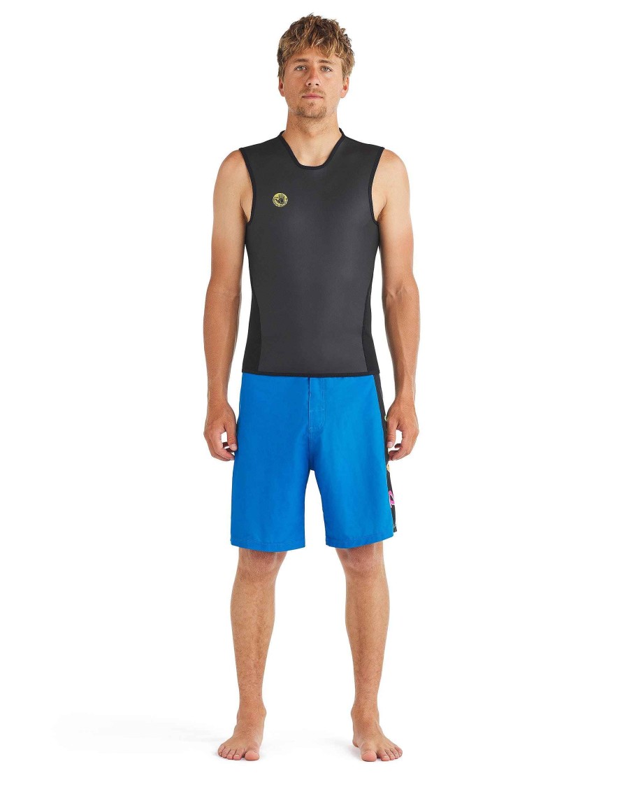 Men SDI Wetsuits | Heritage Men'S Pullover 2/1Mm Vest Black