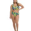 Swimwear SGS Plus Size Swimwear | Manoa Falls Plus Size Kate Crop Bikini Top Nightfall