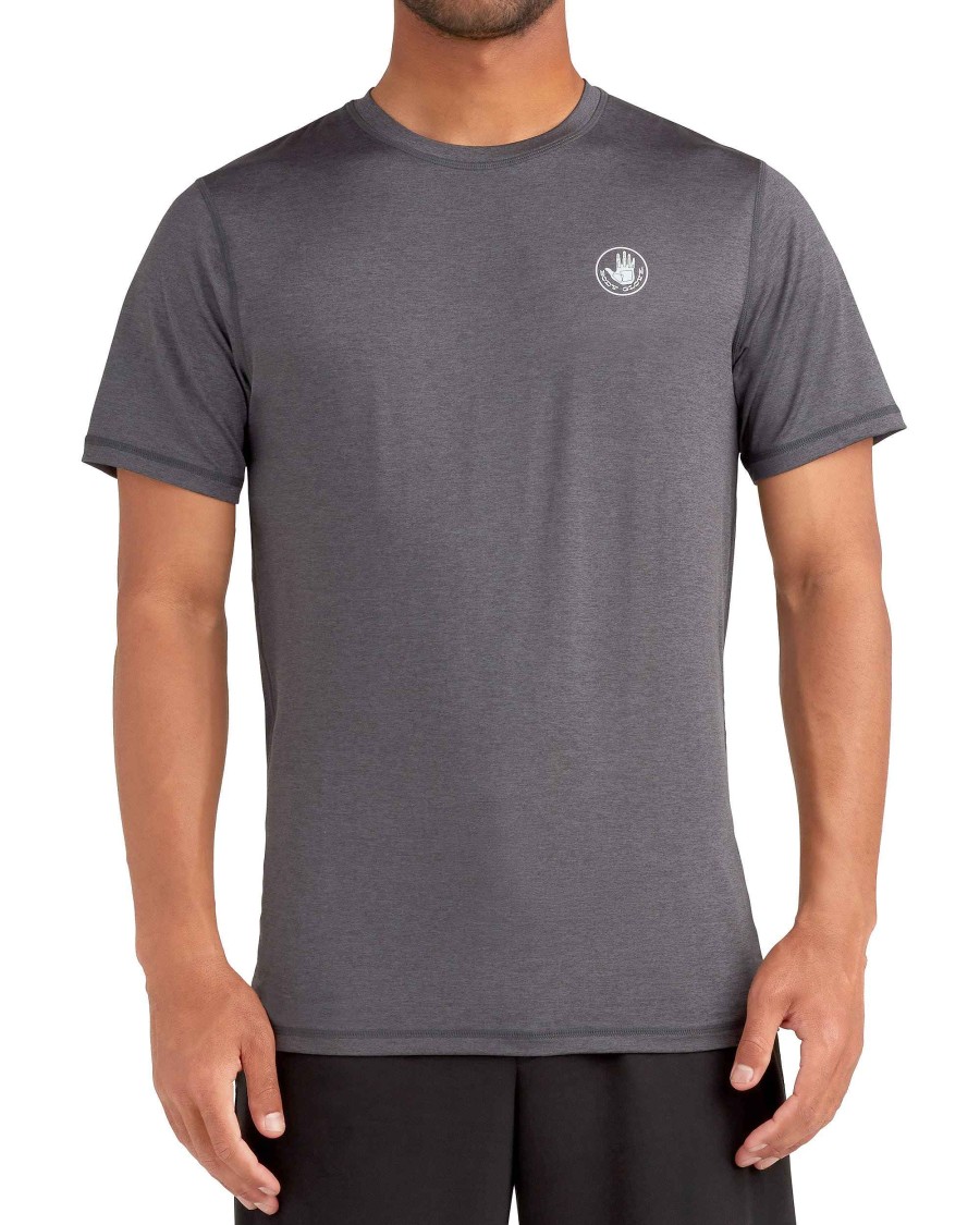 Men Island Daze T-Shirts & Tops | Offshore Upf Short-Sleeve Sun Shirt - Charcoal Grey Heather Charcoal