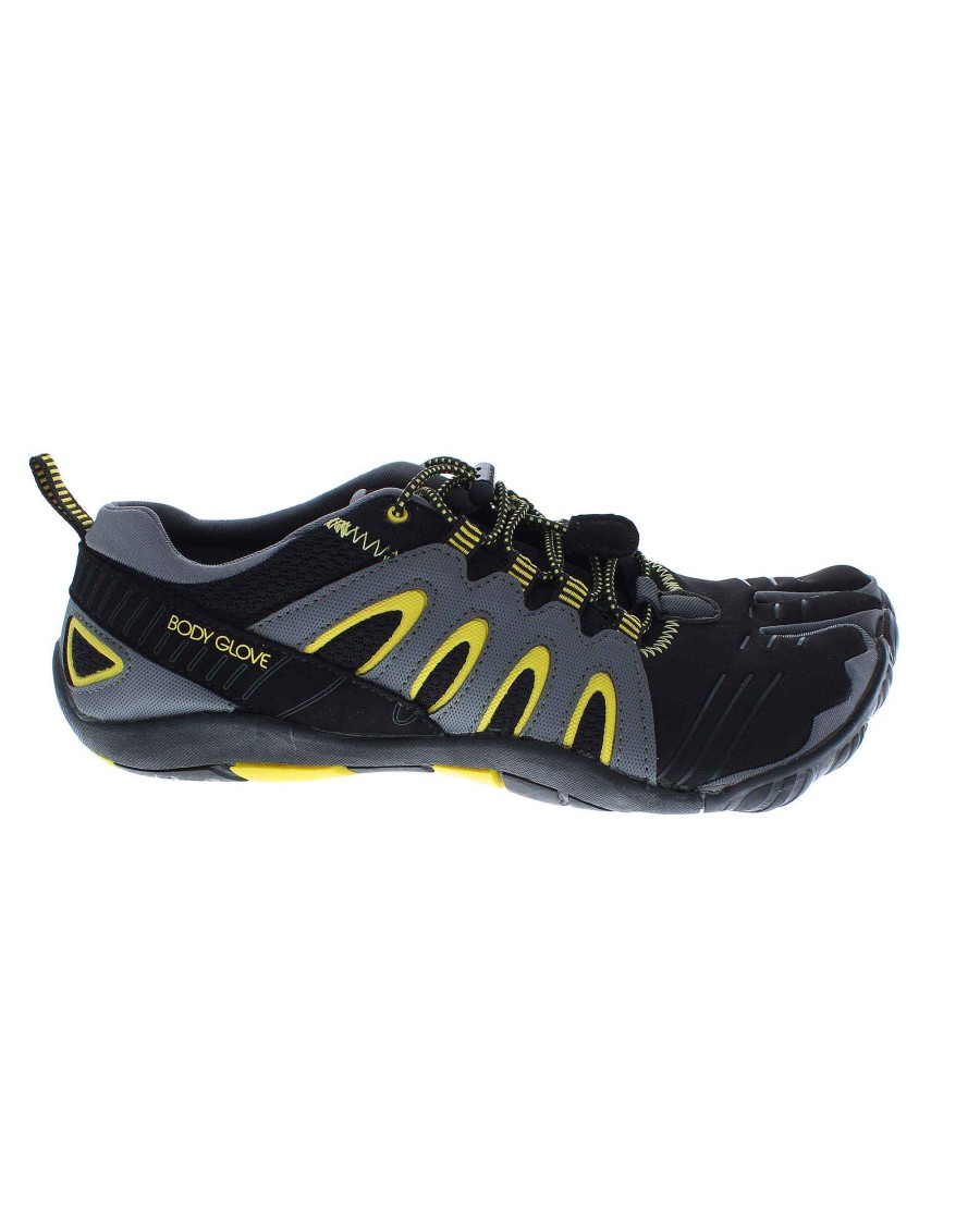 Shoes Surf 9 Water Shoes | Men'S 3T Barefoot Warrior Water Shoes Black/Yellow