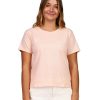 Women Riviera Supply Tops | Tati X Body Glove Sunrise T-Shirt Peach