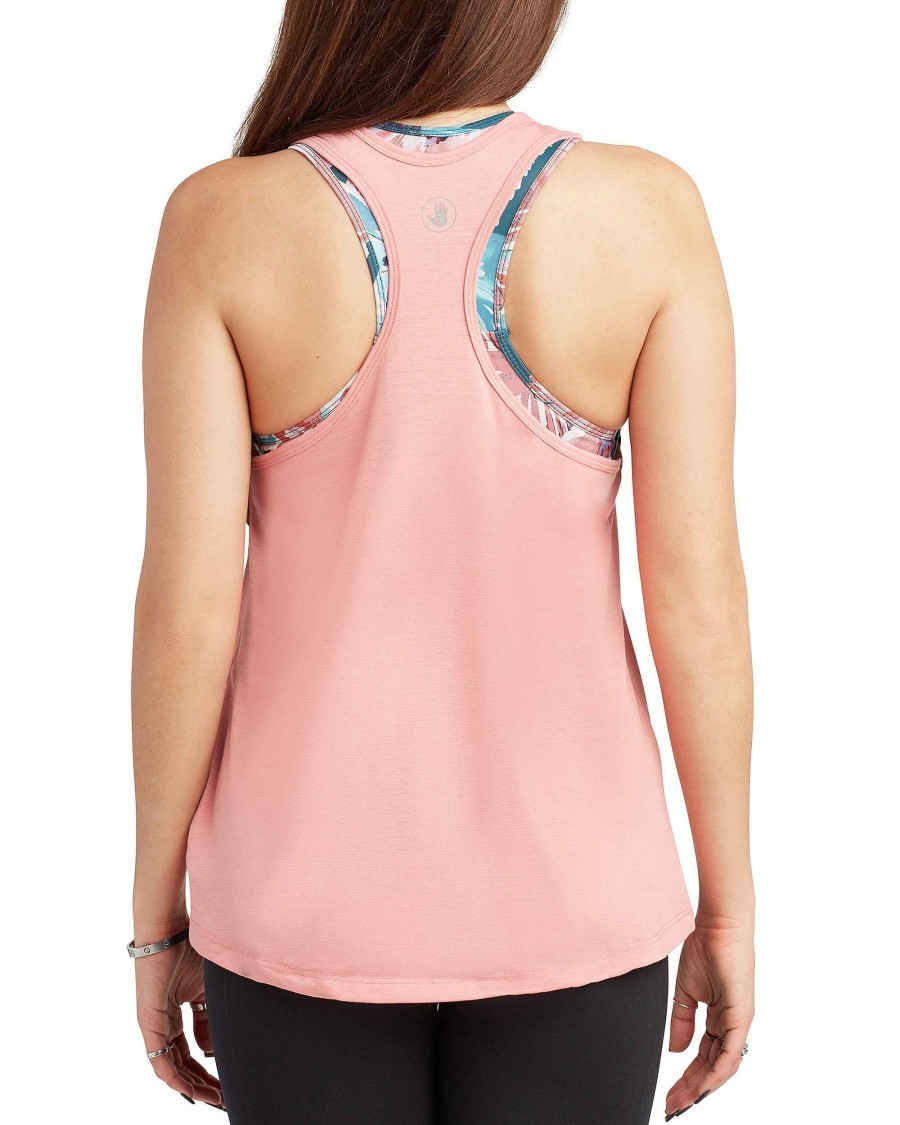 Women S2 Activewear | Inhale Racerback Tank Top Peach