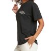 Women Jerry Leigh Tops | Hermosa Badge Short-Sleeved T-Shirt Black