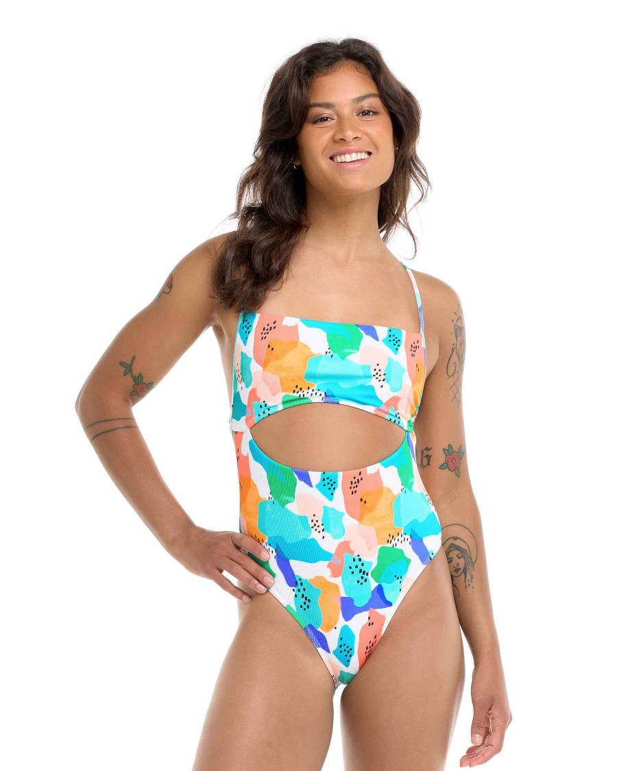 Swimwear SGS Cross-Overs | Untamed Devon One-Piece Swimsuit - Multi Untamed Multi