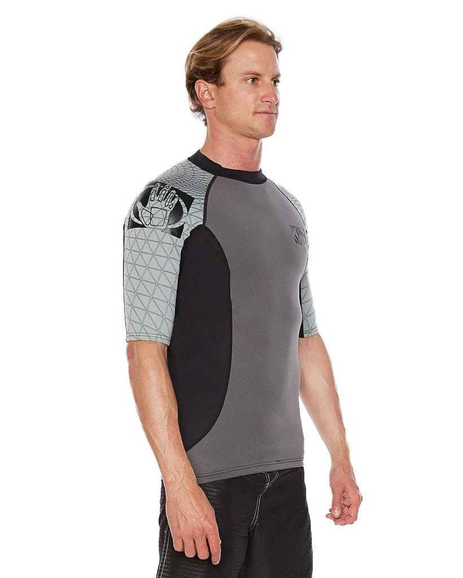 Men SDI Wetsuits | Men'S Insotherm 0.5Mm Titanium S/S Top Black