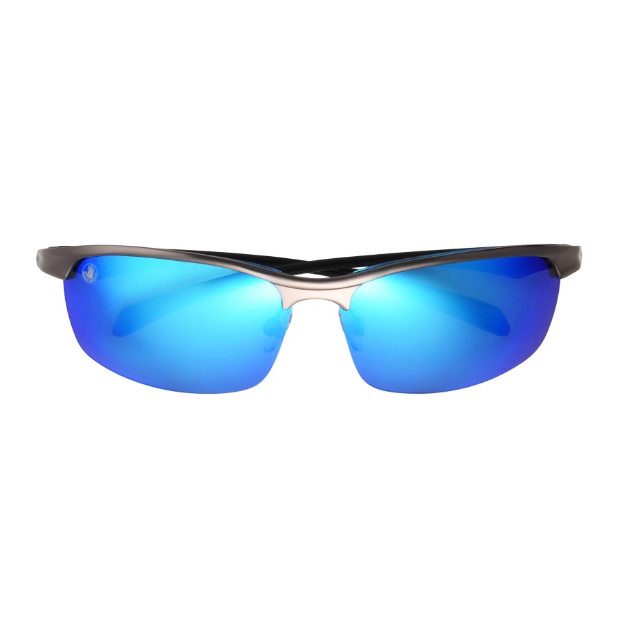 Accessories FGX Sunglasses | Cruise Polarized Blade Sunglasses Gumetal