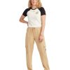 Women Jerry Leigh Tops | Keep Smiling Crew Neck T-Shirt Cream