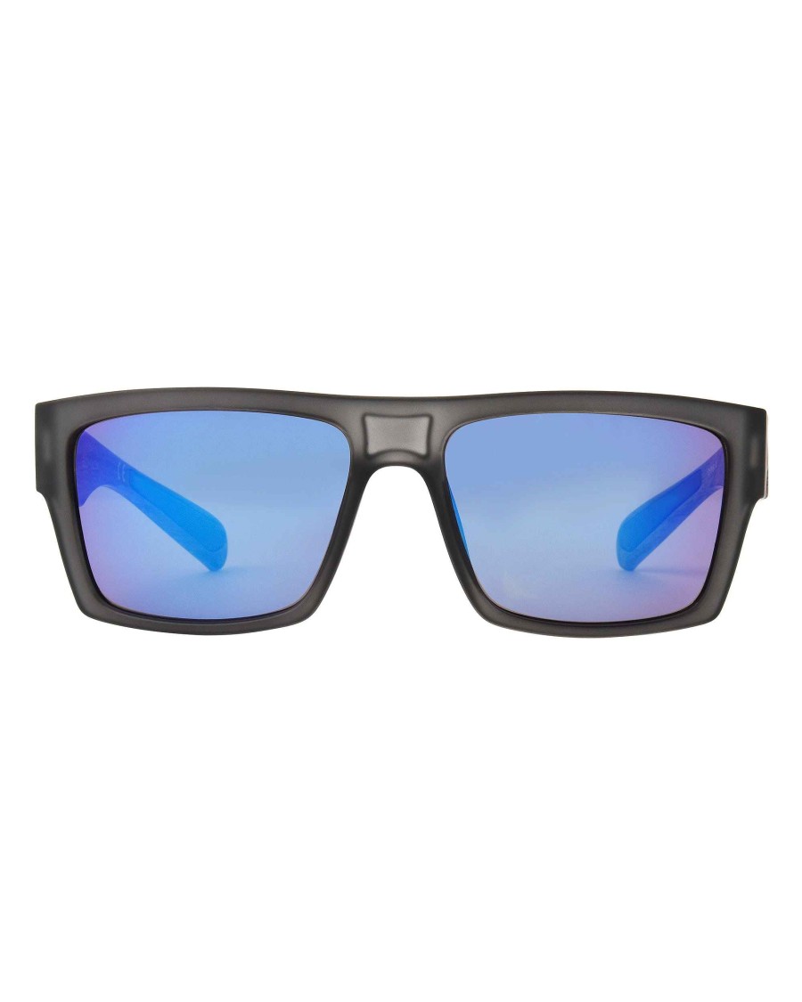 Accessories FGX Sunglasses | Men'S Reggie Rectangular Sunglasses Charcoal