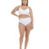 Swimwear SGS Plus Size Swimwear | Constellation Plus Size Ruth Fixed Triangle Swim Top Snow