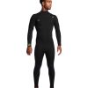 Men SDI Wetsuits | Men'S Gold Cell 2/2Mm Slant Zip Fullsuit Black