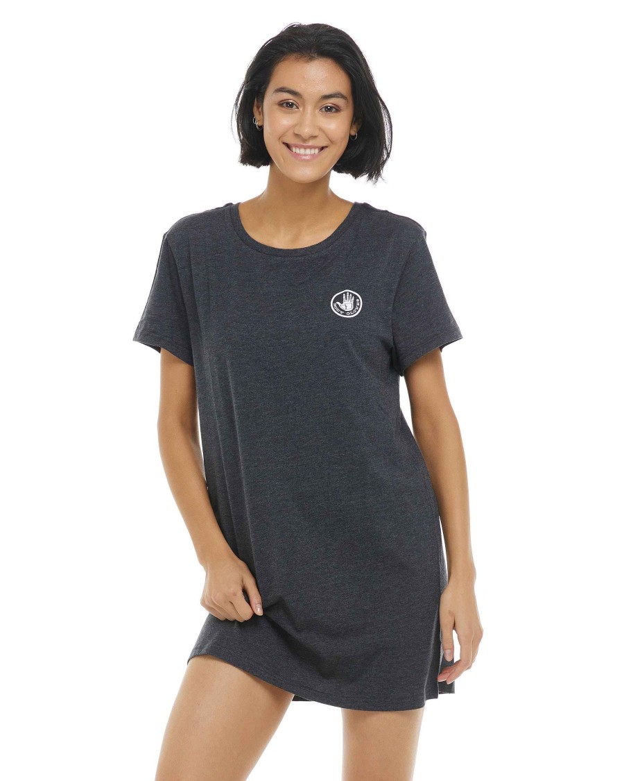 Women SGS Dresses | Brielle T-Shirt Dress Heather Grey