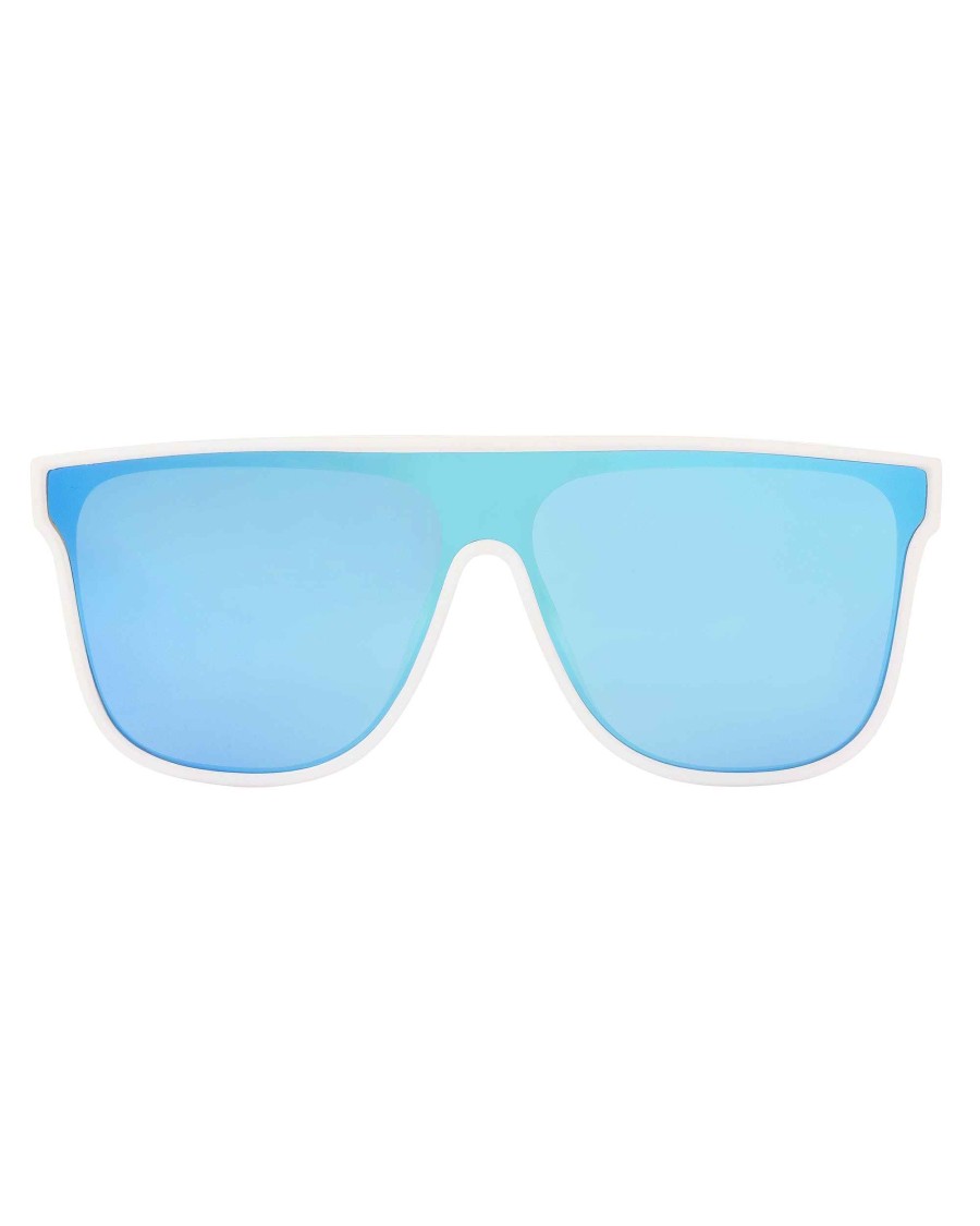 Accessories FGX Sunglasses | Toby Shield Sunglasses White