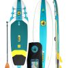 Boards Surf 9 Paddle Boards | Navigator+ 10'6" Inflatable Paddle Board Aqua/White