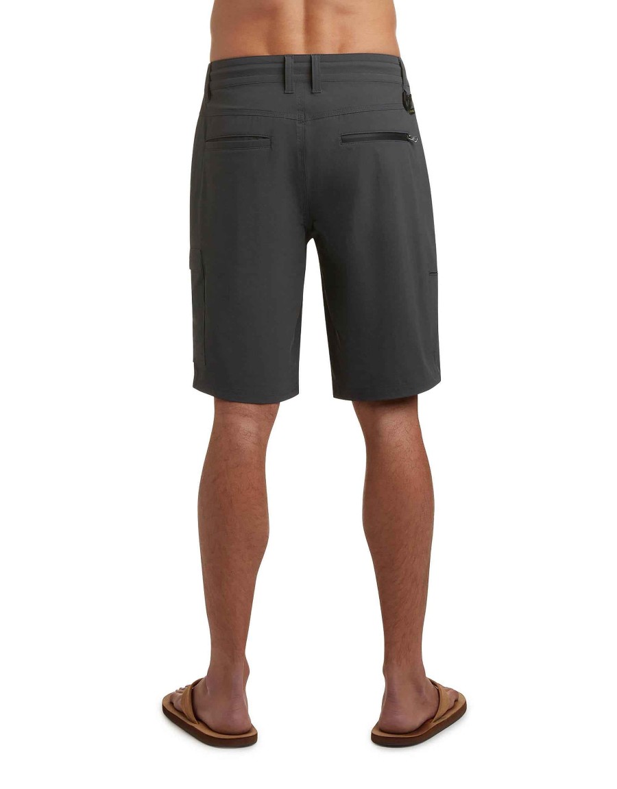 Men Jerry Leigh Shorts | Mariner 19" Hybrid Shorts Charcoal