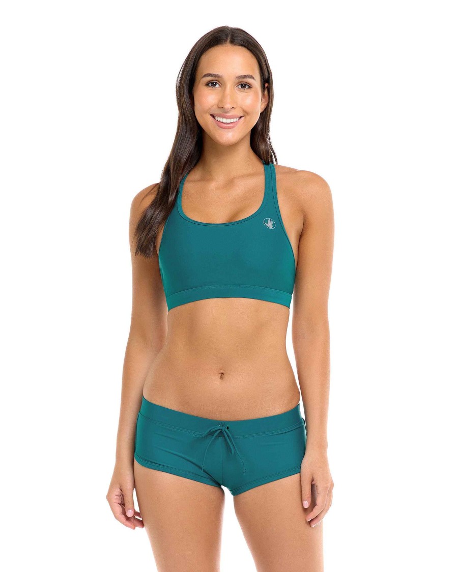 Swimwear SGS Cross-Overs | Smoothies Equalizer Sports Bra Kingfisher