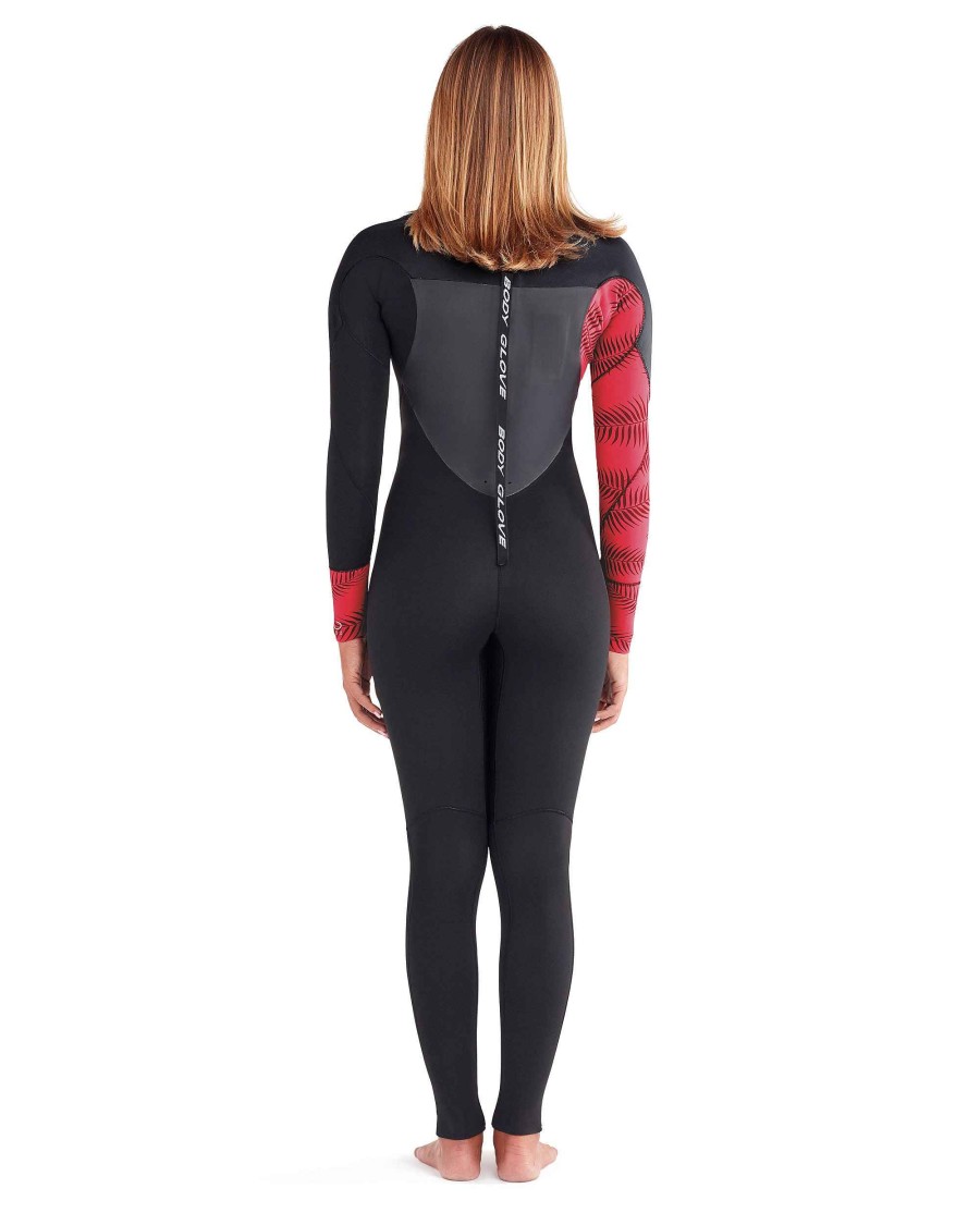 Accessories SDI Wetsuits | Eos 3/2Mm Back-Zip Women'S Fullsuit Red/Black