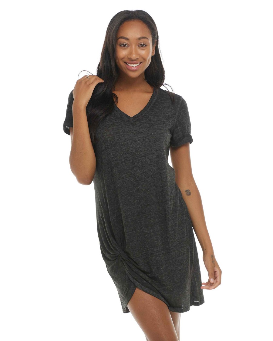 Women SGS Dresses | April Swim Cover-Up Dress Black