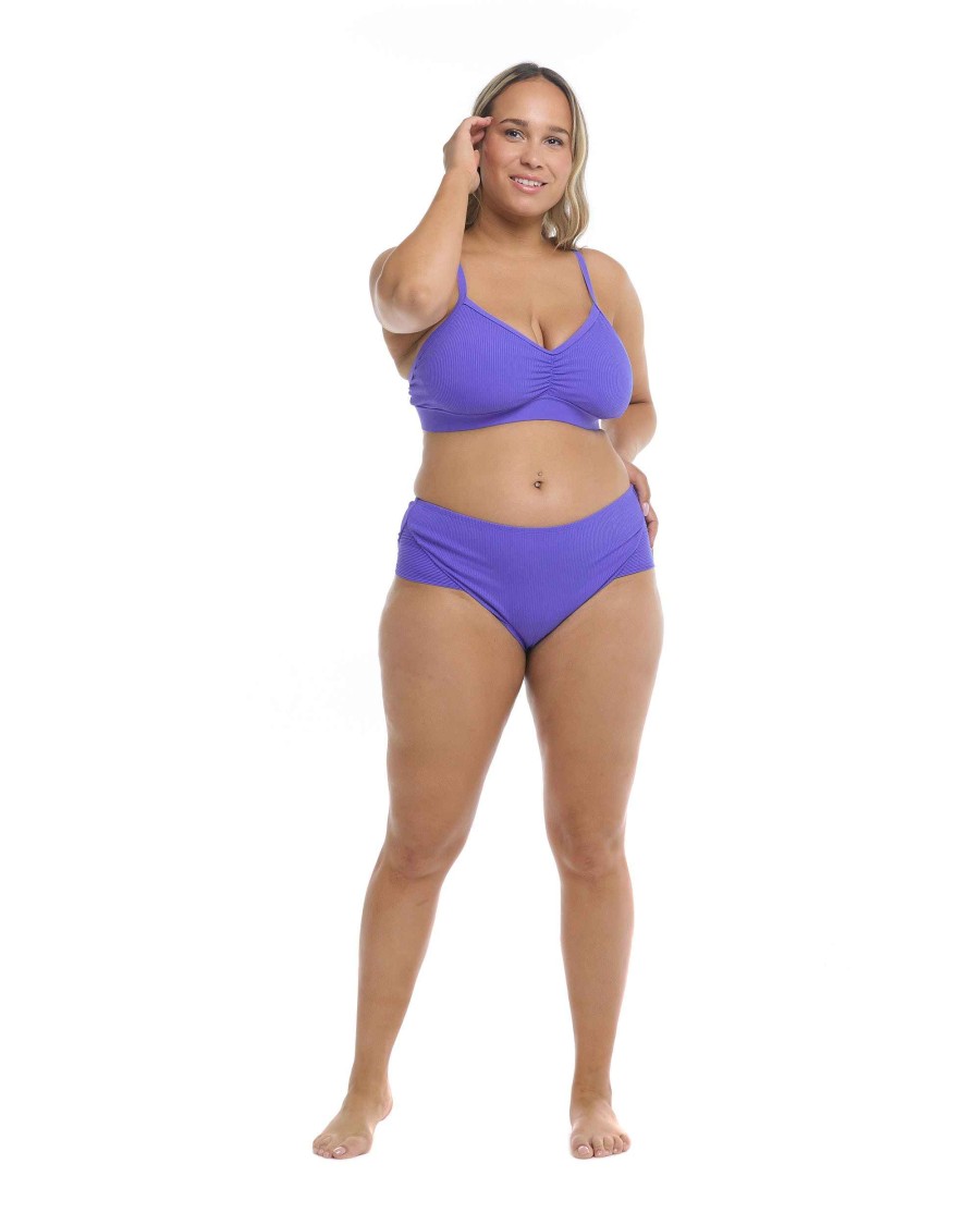 Swimwear SGS Plus Size Swimwear | Ibiza Coco Plus Size Bikini Bottom Clearwater