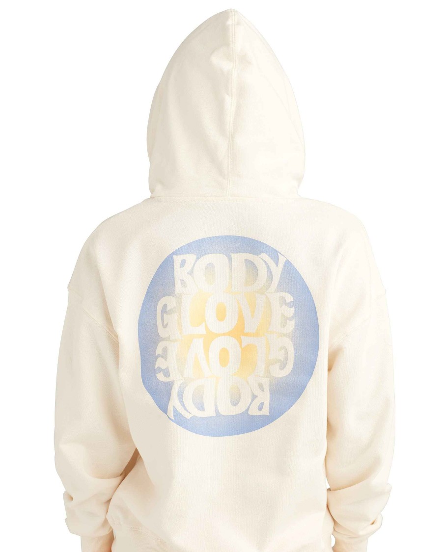 Women Jerry Leigh Hoodies & Jackets | Radiant Relaxed Hoodie Cream