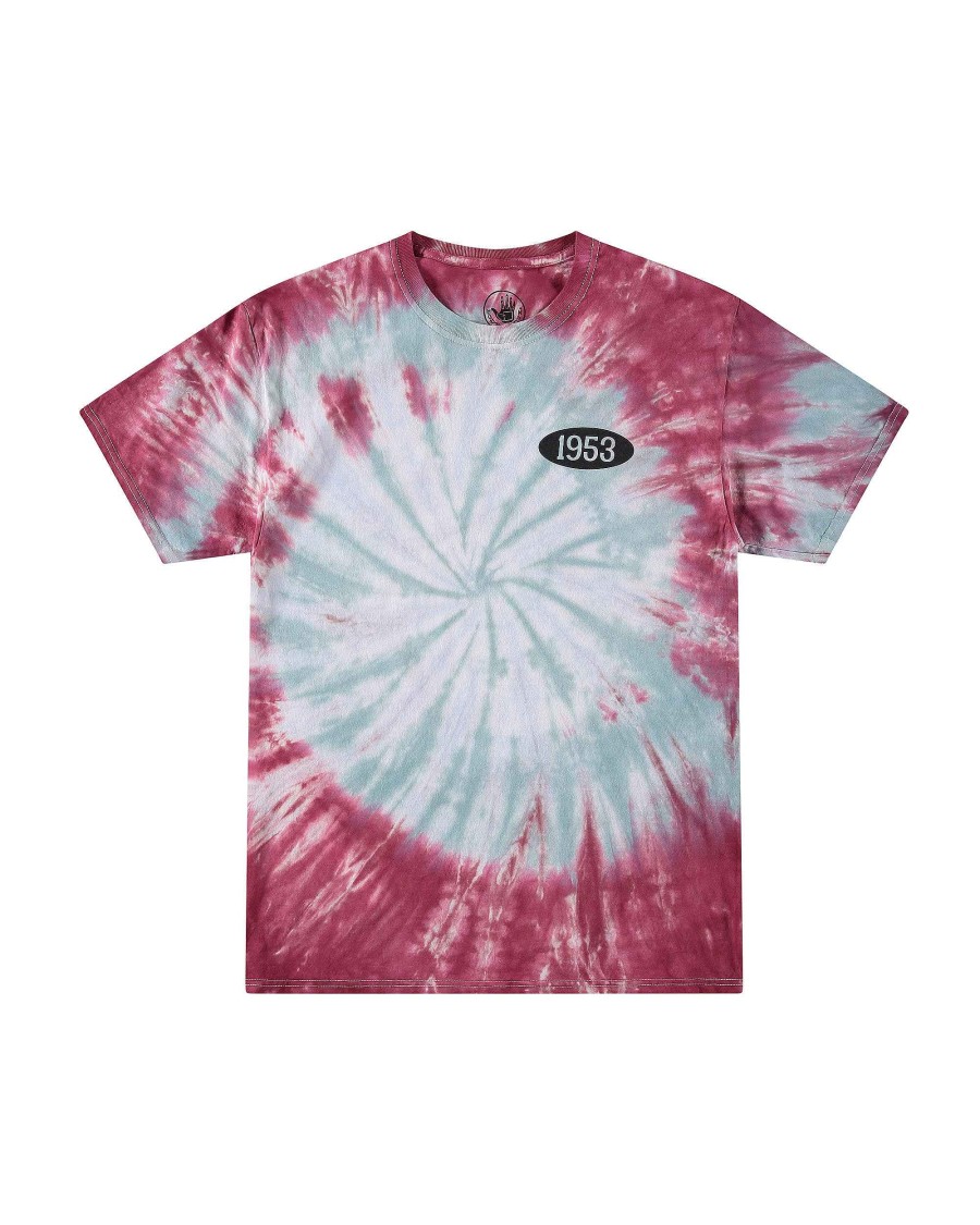 Men Jerry Leigh T-Shirts & Tops | Short-Sleeved Tie-Dyed T-Shirt Jade