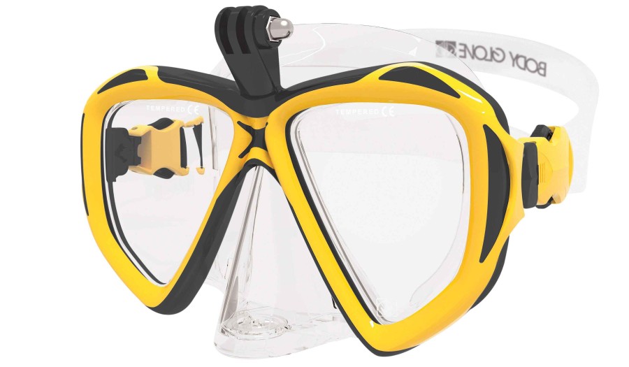 Accessories SDI Masks & Snorkels | Passage Mask Yellow/Black