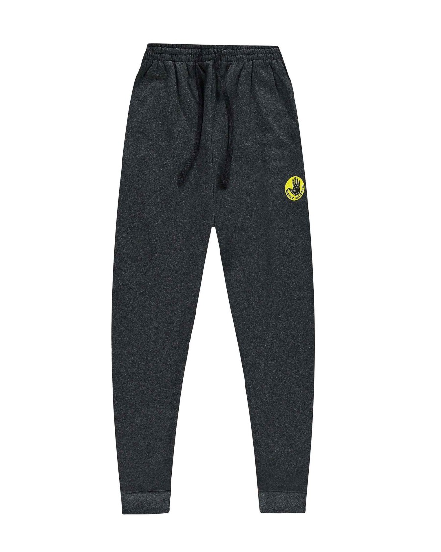 Men Jerry Leigh Pants | Heritage Fleece Sweatpants Black Heather