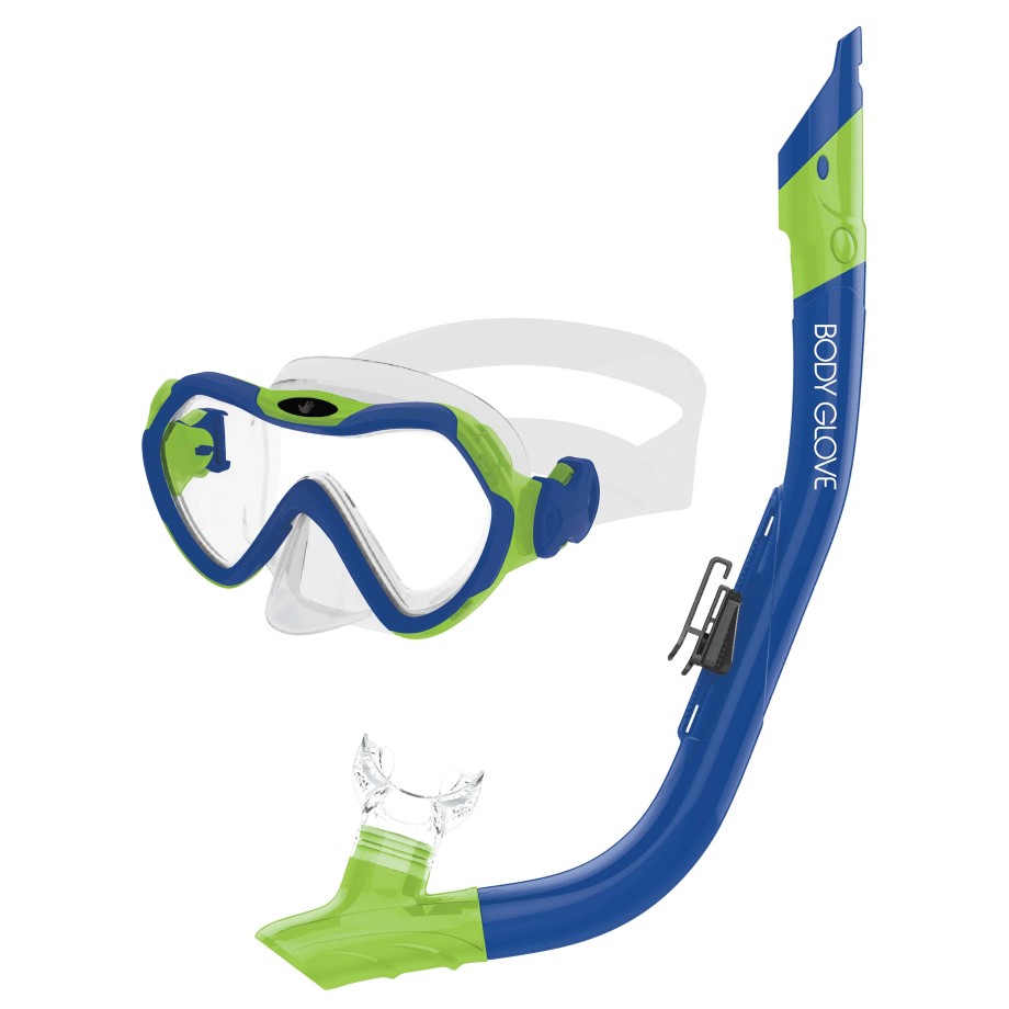 Accessories SDI Masks & Snorkels | Grape Mask/Snorkel Combo Blue/Lime