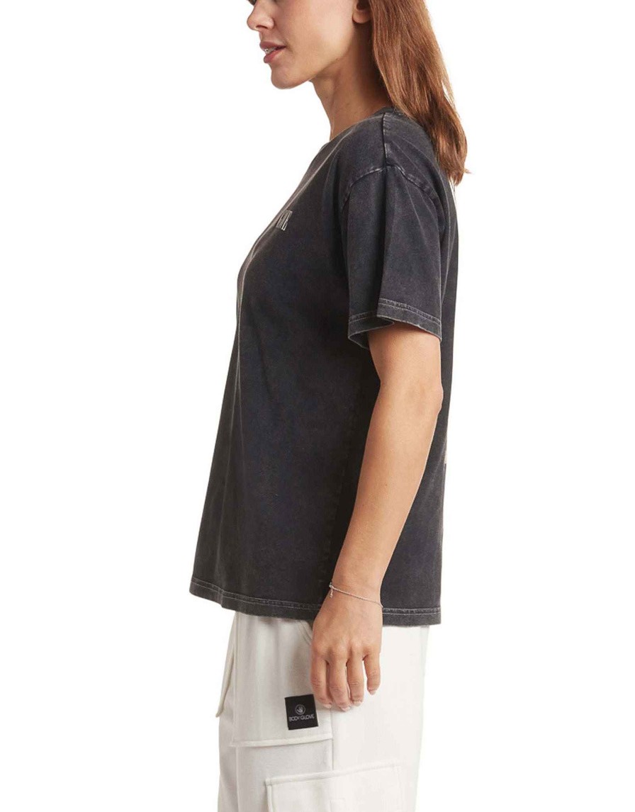 Women Jerry Leigh Tops | Best Is Yet To Come Relaxed Fit T-Shirt Black