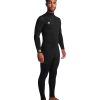 Men SDI Wetsuits | Men'S Gold Cell 4/3Mm Slant Zip Fullsuit Black