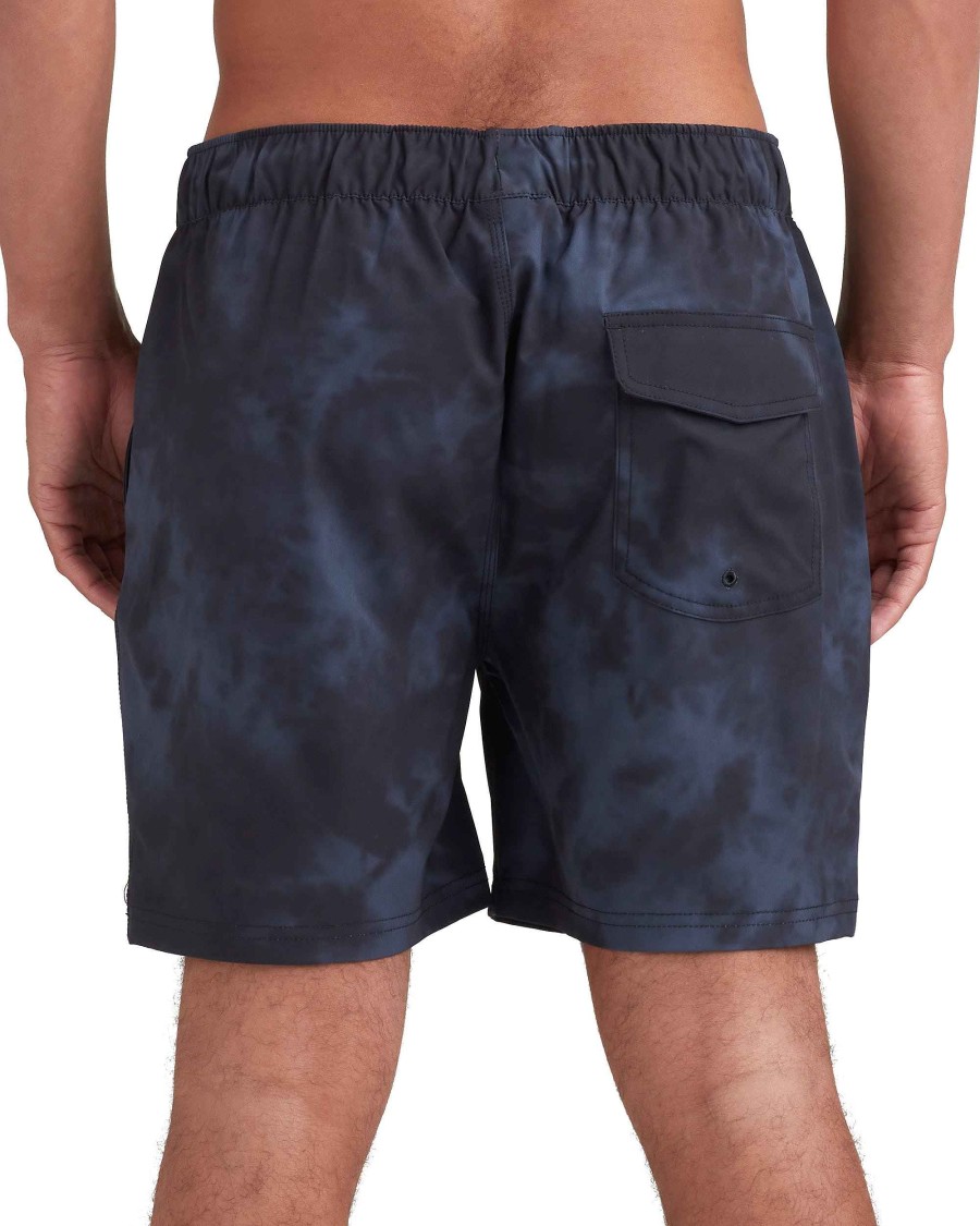 Swimwear Island Daze Boardshorts | Swoosh 17" Elastic Waist Swim Short Charcoal