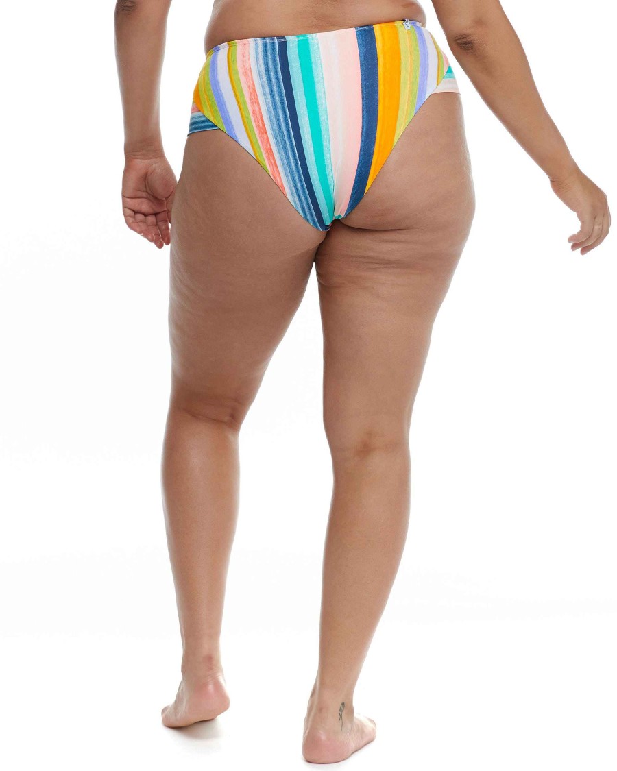 Swimwear SGS Plus Size Swimwear | Havana Nights Plus Size Coco High-Waist Bikini Bottom Combo Multi