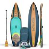 Boards Surf 9 Paddle Boards | Performer 11' Inflatable Paddle Board Deep Sea/Isle Green