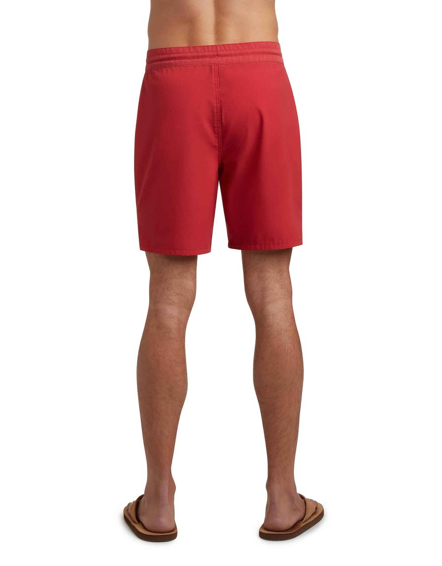 Swimwear Jerry Leigh Boardshorts | Fiftythree70 19" Performance Boardshorts Red