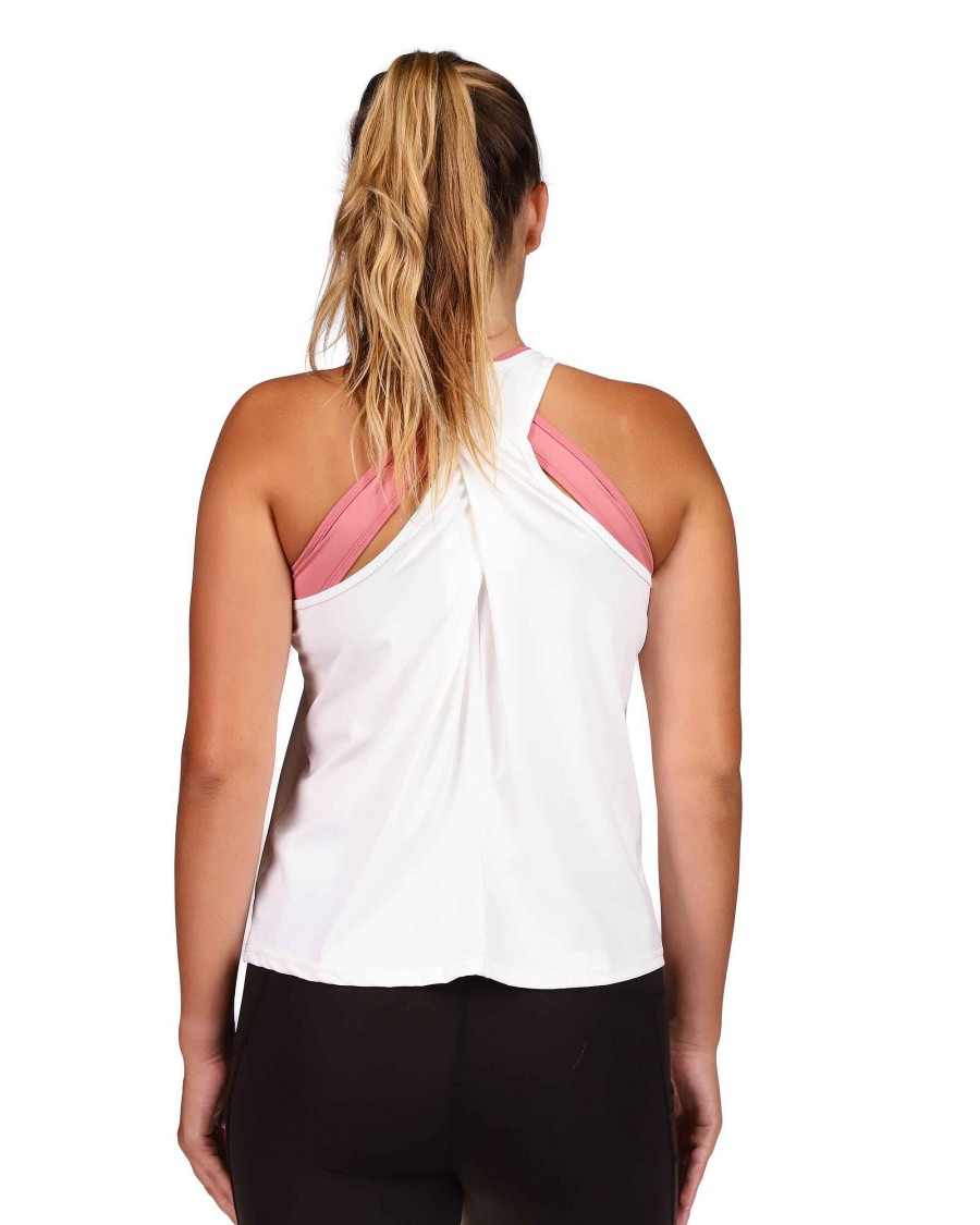 Women S2 Activewear | Power Hour Tank Top White