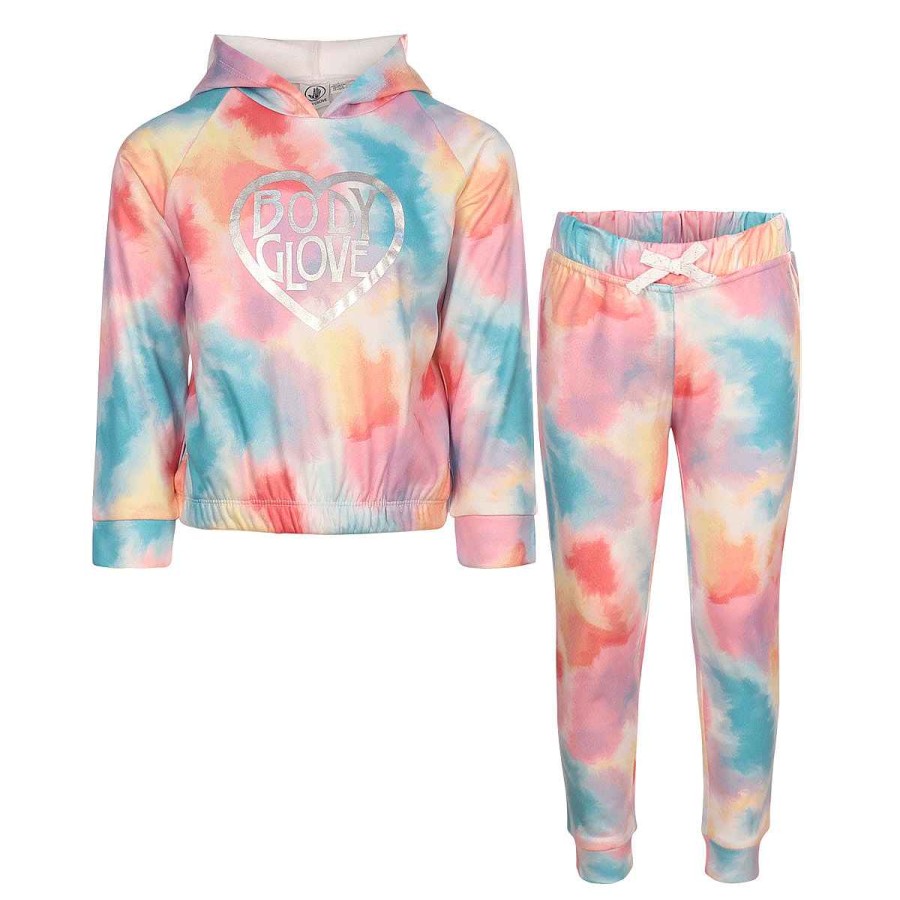 Kids Babyfair Apparel & Activewear | Girls' Two-Piece Sweatsuit Multi