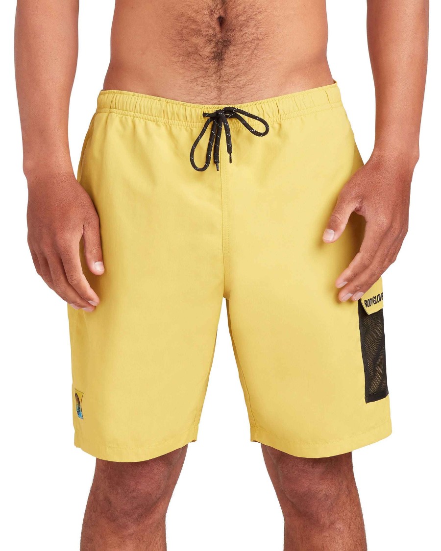 Men Jerry Leigh Shorts | Cargo Trail Shorts Chartreuse