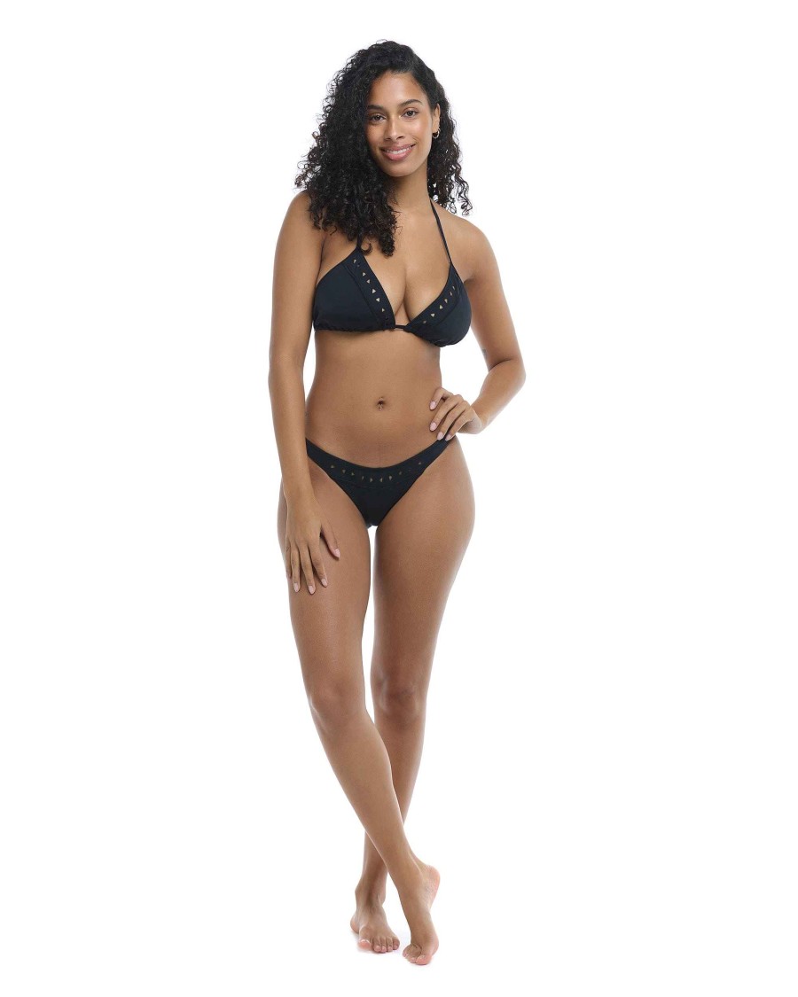 Swimwear SGS D-F Cup Tops | Constellation Dita D-Cup Triangle Bikini Top Black