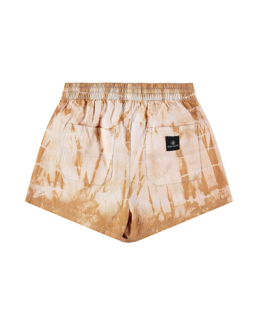 Women Jerry Leigh Bottoms | Edilee Elastic Waist Shorts Bronze